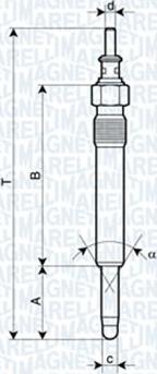 Magneti Marelli 062900004304 - İşıqlandırma şamı furqanavto.az