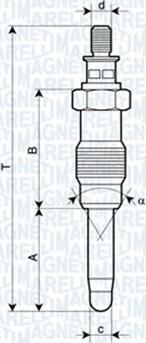 Magneti Marelli 060900370606 - İşıqlandırma şamı furqanavto.az