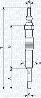 Magneti Marelli 060900280606 - İşıqlandırma şamı furqanavto.az