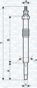 Magneti Marelli 060900220606 - İşıqlandırma şamı furqanavto.az