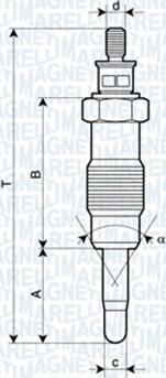 Magneti Marelli 060900700606 - İşıqlandırma şamı furqanavto.az