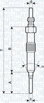 Magneti Marelli 062900089304 - İşıqlandırma şamı furqanavto.az