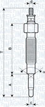 Magneti Marelli 060900770606 - İşıqlandırma şamı furqanavto.az