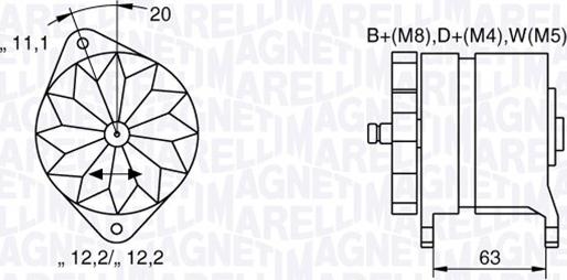 Magneti Marelli 063534690480 - Alternator furqanavto.az