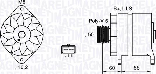 Magneti Marelli 063532637010 - Alternator furqanavto.az