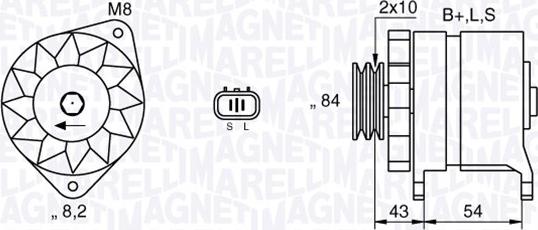 Magneti Marelli 063532625010 - Alternator furqanavto.az