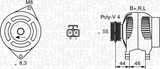 Magneti Marelli 063532628010 - Alternator furqanavto.az