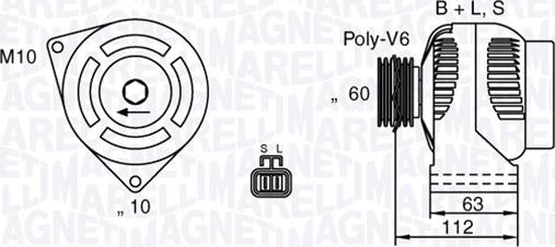 Magneti Marelli 063532622010 - Alternator furqanavto.az