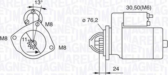 Magneti Marelli 063521090110 - Başlanğıc furqanavto.az