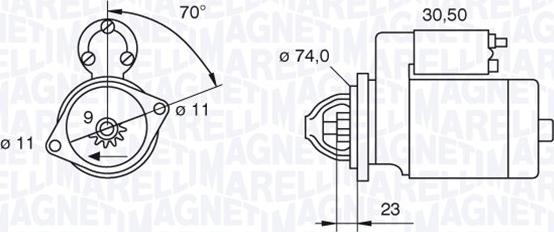 Magneti Marelli 063521090350 - Başlanğıc furqanavto.az