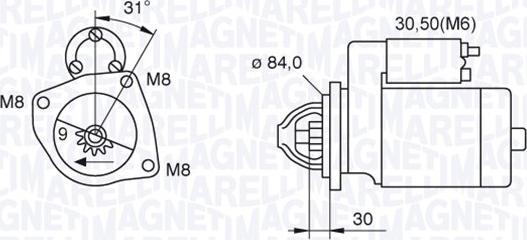 Magneti Marelli 063521093070 - Başlanğıc furqanavto.az