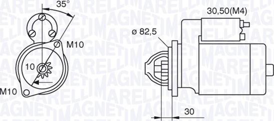 Magneti Marelli 063521092500 - Başlanğıc furqanavto.az