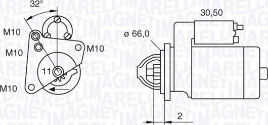 Magneti Marelli 063521081800 - Başlanğıc furqanavto.az