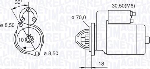 Magneti Marelli 063521082170 - Başlanğıc furqanavto.az