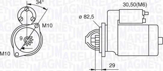 Magneti Marelli 063521074030 - Başlanğıc furqanavto.az