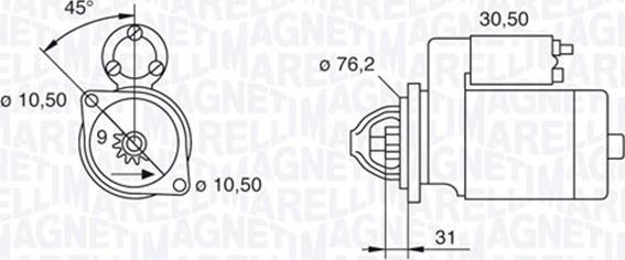 Magneti Marelli 063521070580 - Başlanğıc furqanavto.az