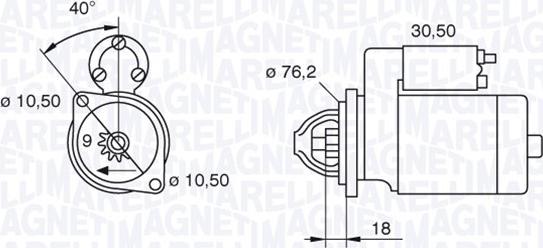 Magneti Marelli 063521070620 - Başlanğıc furqanavto.az