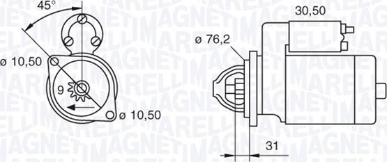 Magneti Marelli 063521150350 - Başlanğıc furqanavto.az