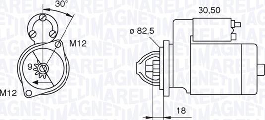 Magneti Marelli 063521101060 - Başlanğıc furqanavto.az