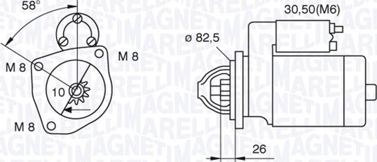 Magneti Marelli 063521101250 - Başlanğıc furqanavto.az