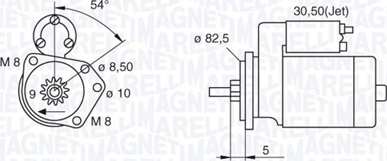 Magneti Marelli 063521120440 - Başlanğıc furqanavto.az