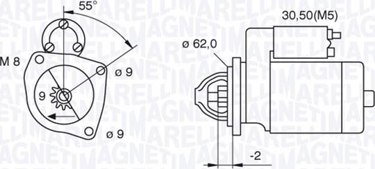 Magneti Marelli 063720390010 - Başlanğıc furqanavto.az