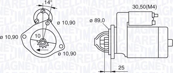 Magneti Marelli 063523680820 - Başlanğıc furqanavto.az