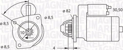 Magneti Marelli 063523625010 - Başlanğıc furqanavto.az