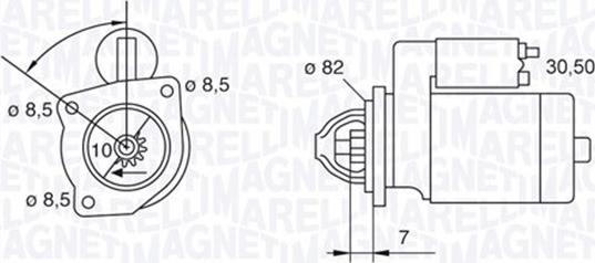 Magneti Marelli 063523626010 - Başlanğıc furqanavto.az