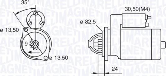 Magneti Marelli 063523620760 - Başlanğıc furqanavto.az