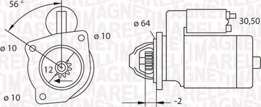 Magneti Marelli 063523622010 - Başlanğıc furqanavto.az