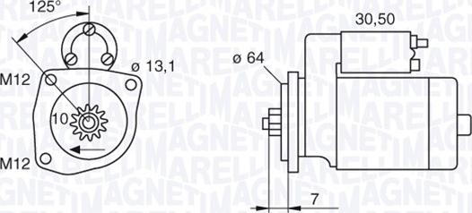 Magneti Marelli 063522615010 - Başlanğıc furqanavto.az