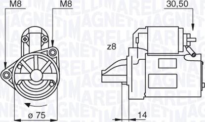 Magneti Marelli 063522611010 - Başlanğıc furqanavto.az