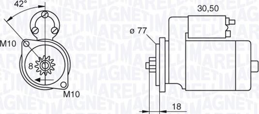 Magneti Marelli 063522626010 - Başlanğıc furqanavto.az