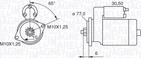 Magneti Marelli 063522623010 - Başlanğıc furqanavto.az