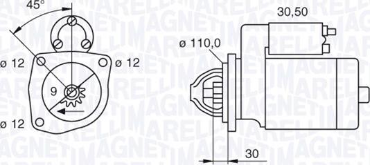 Magneti Marelli 063522300070 - Başlanğıc furqanavto.az