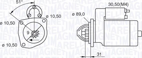 Magneti Marelli 063522310050 - Başlanğıc furqanavto.az