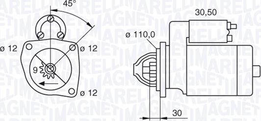 Magneti Marelli 063522310110 - Başlanğıc furqanavto.az