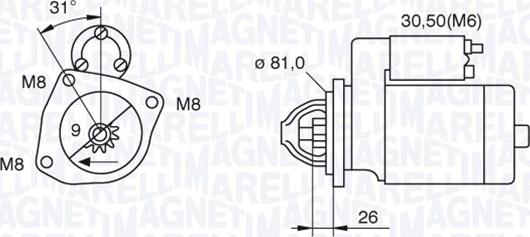 Magneti Marelli 063522230130 - Başlanğıc furqanavto.az