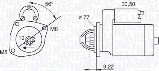 Magneti Marelli 063187001010 - Başlanğıc furqanavto.az