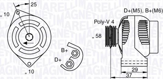 Magneti Marelli 063341658010 - Alternator furqanavto.az