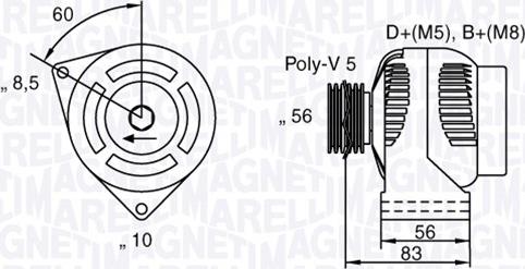 Magneti Marelli 063341740010 - Alternator furqanavto.az