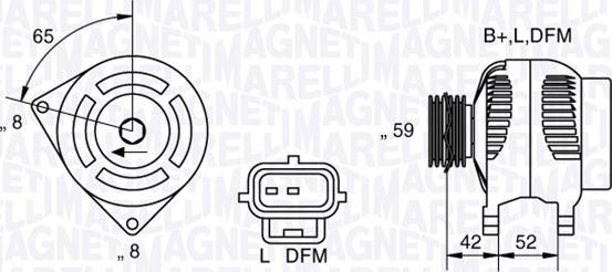 Magneti Marelli 063341758010 - Alternator furqanavto.az