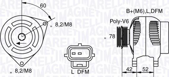 Magneti Marelli 063341711010 - Alternator furqanavto.az