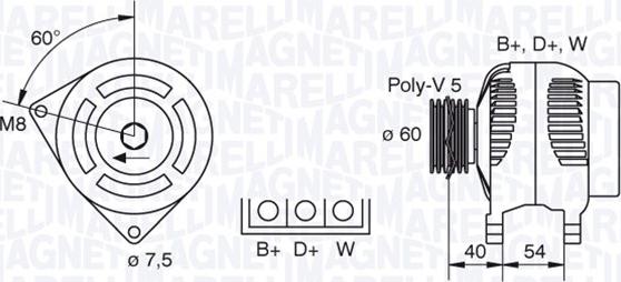 Magneti Marelli 063341730010 - Alternator furqanavto.az