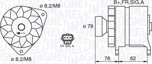 Magneti Marelli 063380010010 - Alternator furqanavto.az