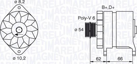 Magneti Marelli 063388505010 - Alternator furqanavto.az