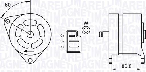 Magneti Marelli 063324199010 - Alternator furqanavto.az