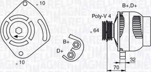 Magneti Marelli 063321919010 - Alternator furqanavto.az