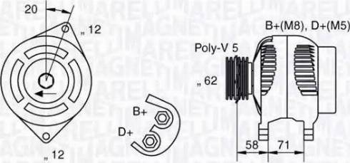 Magneti Marelli 063321485010 - Alternator furqanavto.az